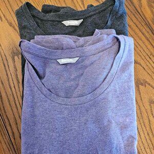 XXL Bench T-Shirt Duo - Grey & Lilac Purple